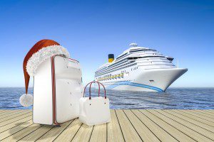 Christmas on a Cruise Ship - 3D rendering