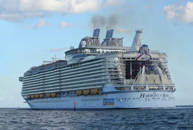 Harmony of the Seas Review | photo of ship on ocean