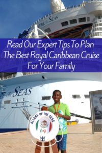 Graphic for guest post on planning a Royal Caribbean Cruise
