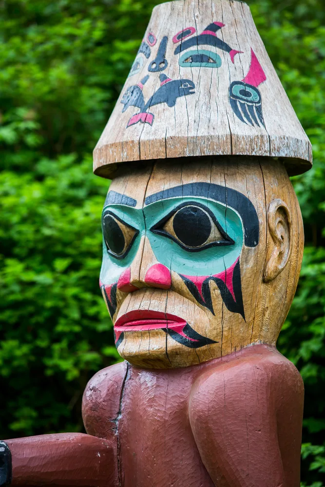 Best Alaska Cruise | Photo of Totem Figure near Ketchikan