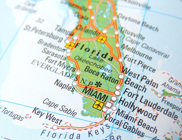 Florida Cruise Ports | Map of Florida