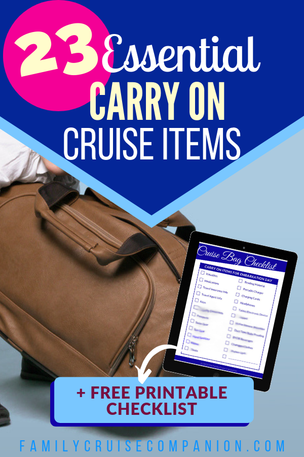 CarryOn Cruise Bags How To Pack A Useful One You'll Absolutely Love
