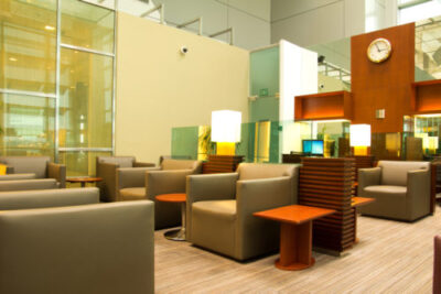 Travel Hacks |Photo of modern interior airport lounge