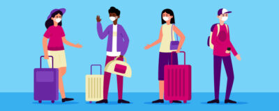 Face Masked Traveler