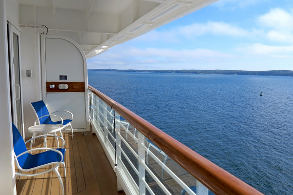 How to Save Money on a Cruise | photo of cruise ship balcony