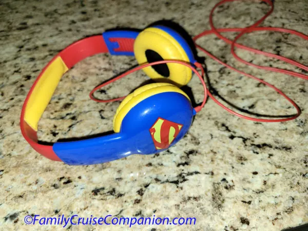 Best Headphones for Toddlers | photo of vintage superhero-themed headphones for small child