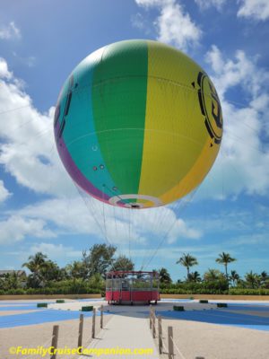 Helium Balloon on Perfect Day at Cococay