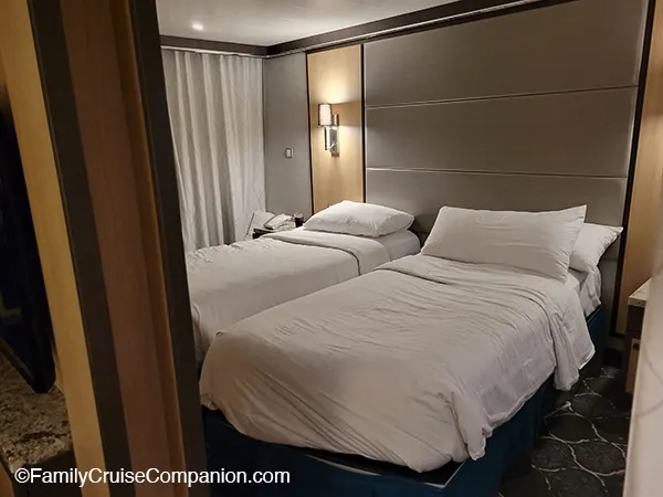 Symphony of the Seas Review | photo of Grande Suite bedroom