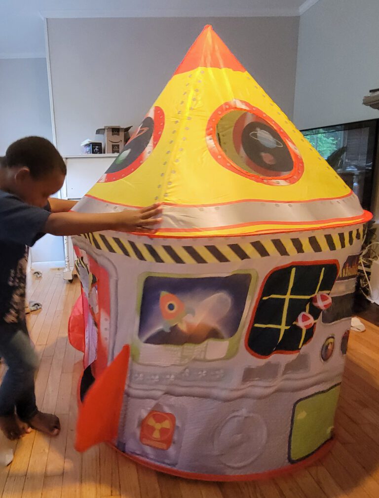 The Ultimate Play Destination? Our Honest Thoughts on the Playz 5-in-1 Rocket Ship Indoor Tent for Kids