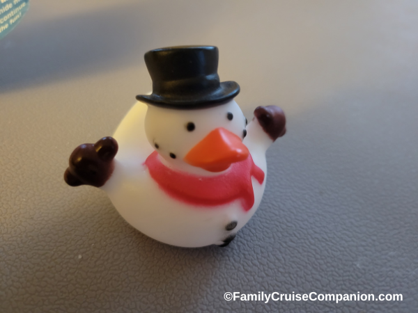 Rubber ducks on cruise ships | photo of snowman cruising duck