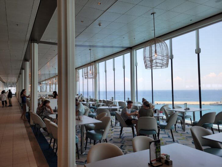 Oceanview Cafe - Buffet dining on Celebrity Cruise ships.