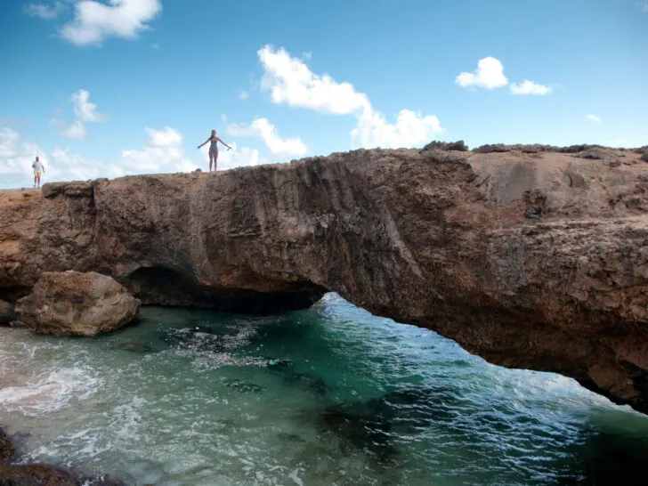 Photo of the Baby Natural Bridge Landmark in Aruba
