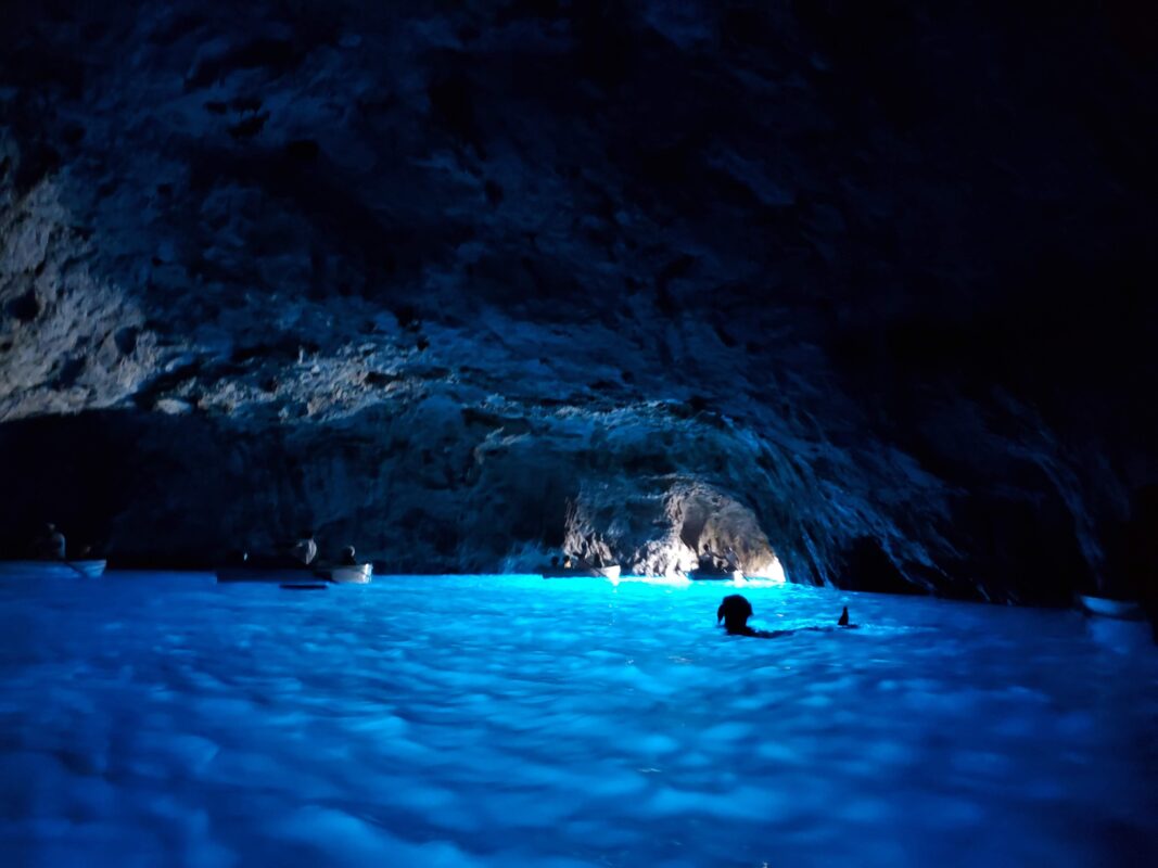 The Blue Grotto | photo inside the cavern