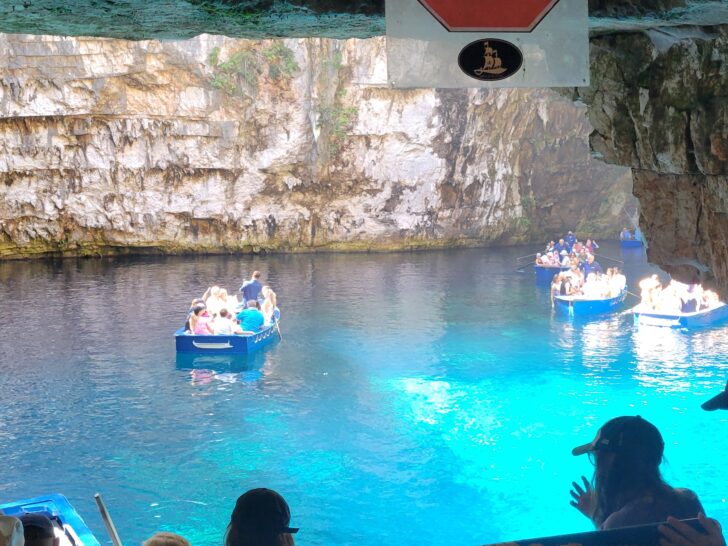 Mediterranean Cruise | Photo of Melissani Cave on the island of Kefalonia, Greece.