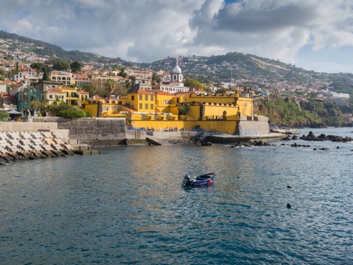 Photo of Funchal coastline featuring the castle of Sao Tiago, Madeira