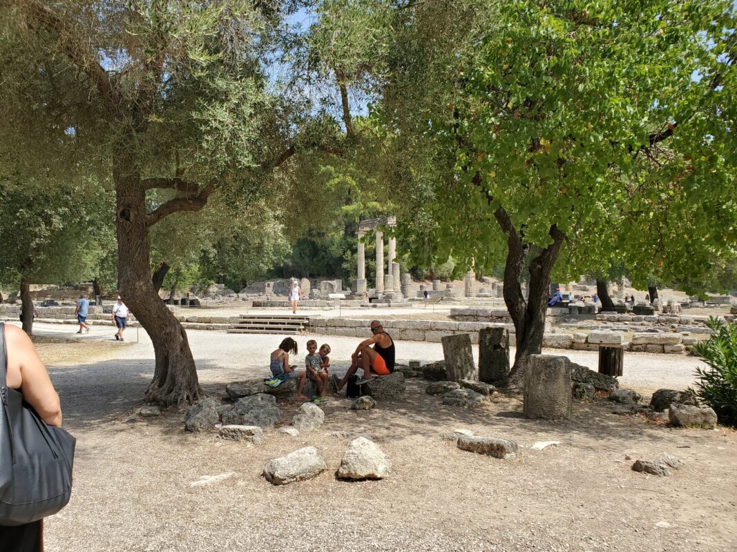 Olympia archaeological site in Greece, birthplace of the Olympic Games, often included in Mediterranean shore excursions.